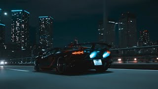 Lamborghini Aventador svj  Tokyo night  4k [upl. by Silvana971]