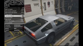 GTA 5  DLC Vehicle Customization Imponte Deluxo Back to the Future Delorean [upl. by Nillor]