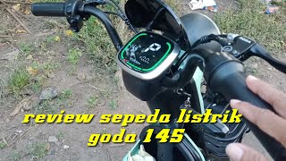 review sepeda listrik goda 145 [upl. by Ydnes]