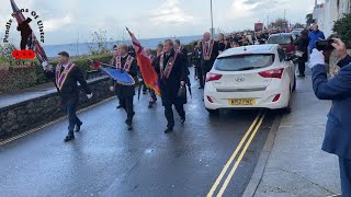 Brixham Orange Parade 2023 [upl. by Housum]