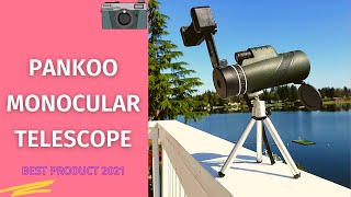 Pankoo Monocular Telescope Review amp Instruction Manual  Best Monocular Telescope [upl. by Gates]