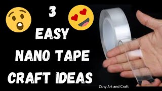 3 Easy Nano Tape Craft Ideas  Diy Nano Tape balloon  how to make viral Nano tape ball 🤩🥳 [upl. by Eibor]