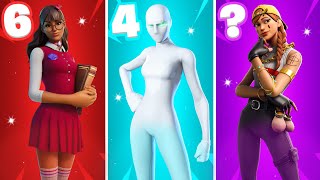 25 Most TRYHARD Fortnite Skins [upl. by Adnilec886]