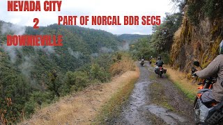 NorCal BDR Sec 5  Nevada City to Downieville  2023 CFMOTO Ibex 800 [upl. by Ayerim]