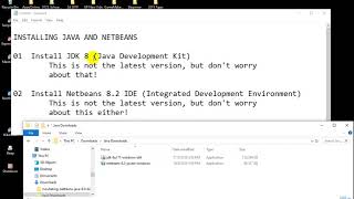 Installing Netbeans and Java [upl. by Home]