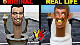 The Best Funny Tik Tok Skibidi Toilet Original VS In Real Life part 27 [upl. by Chandal]