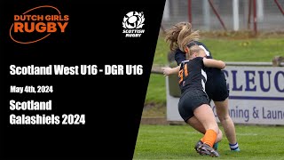 Scotland West U16  DGR U16  Galashiels 2024 [upl. by Tacklind]