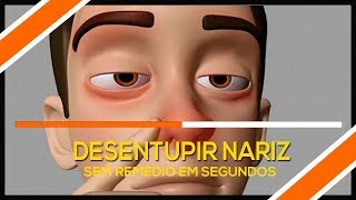 Como Desentupir o Nariz em SEGUNDOS sem Remédio Gripe Resfriado ou Rinite [upl. by Akessej869]