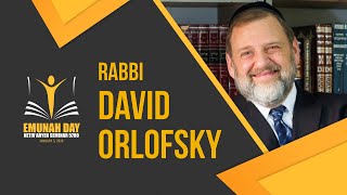 ‪Why Be Jewish  Rav Dovid Orlofsky  Emunah Day 5780 [upl. by Arlynne559]