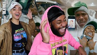 HE SAID THIS MY BEAT 😳  DaBaby  Beatbox “Freestyle” Official Video SIBLING REACTION [upl. by Zohara]