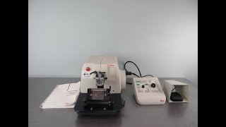 Leica Rotary Microtome RM2165 [upl. by Yduj375]