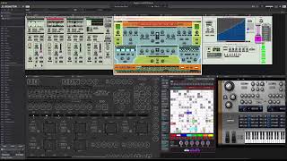 Drum and Bass Neurofunk Liquid Breakcore DNB IDM LO FI AI Sampler and Synthesizer Conceptual Model [upl. by Anwat]