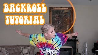 BEGINNER HOOP TUTORIAL THE BACK ROLL [upl. by Kassaraba]