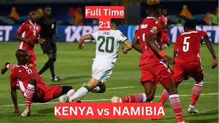 KENYA vs NAMIBIA MATCH  21 GOALS AND HIGHLIGHTS  HARAMBEE STARS vs NAMIBIA GAME [upl. by Wendalyn]