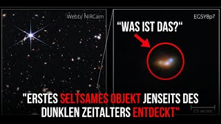 Das JamesWebbTeleskop hat das erste Objekt jenseits der Finsternis gesehen [upl. by Ennaimaj]