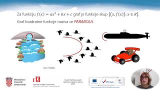 Matematika 2 r SŠ  Kvadratna funkcija i njezin graf 1 dio [upl. by Latton4]