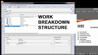 PPM P6  03 Creating a WBS Work Breakdown Structure [upl. by Chor]