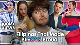 THEY MADE IT BIG FILIPINOS Who Made PINOYS Proud 1  Reaction [upl. by Reeves]