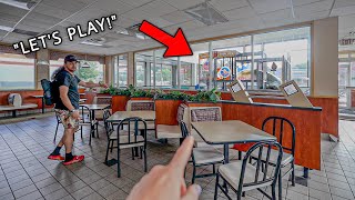 We Got Inside an Abandoned BURGER KING With a Play Place [upl. by Idelia]