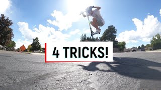 4 simple scooter tricks ANYONE can do [upl. by Kciredohr135]