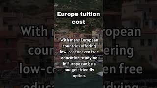 Europe tuition costtravel studyabroad collegeexperience abroadlife europe studyabroadbecause [upl. by Gates]