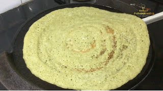 பச்சை பயிறு தோசை Green gram dosa recipe in tamil pesarettu Healthy protein rich breakfast dosa [upl. by Hessler223]