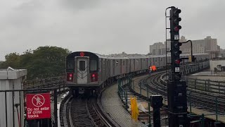 IRT White Plains Rd Line 2 amp 5 Exp amp Lcl Train Action at East 180th St [upl. by Maclean]