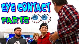 FARTING with EYE CONTACT amp GRUNTING 👀💩 Funny Fart Prank 😖 [upl. by Amliv195]