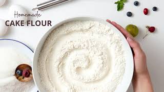 How to make cake flour at homeEasy homemade cake flour substitute [upl. by Chee]