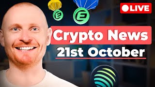 Crypto News 21st October JUP Active Staking Rewards SUI Memecoins Eclipse amp Arcium Airdrop [upl. by Viehmann]