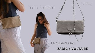 Coudre le dupe du sac Zadig amp Voltaire  TUTO COUTURE [upl. by Cyril246]