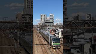 神奈川駅付近JR線通過シーン3short jr 鉄道 e233系 jr東日本 shorts [upl. by Summers297]