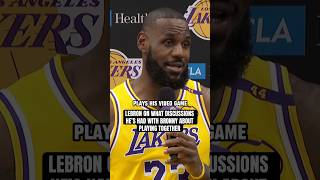 LeBron amp Bronny don’t talk work at home 😅 [upl. by Aiynot]