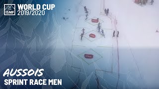 Sprint Race Men Aussois  World Cup 2019  ISMF Ski Mountaineering [upl. by Collin116]