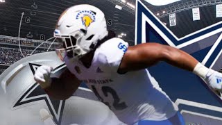 Cowboys EDGE  DT  Viliami Fehoko Jr San Jose State  Film Session [upl. by Peisch]