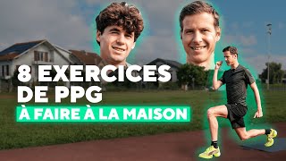 8 EXERCICES DE PPG pour PROGRESSER en course à pied sans matériel [upl. by Herzberg]