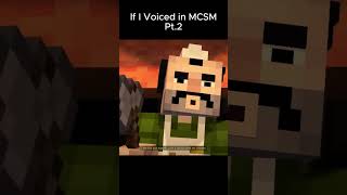 If I Voiced in MCSM pt 2 shorts [upl. by Naawaj]