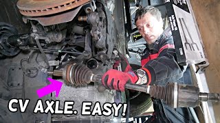 KIA OPTIMA CV AXLE SHAFT REPLACEMENT REMOVAL [upl. by Eycats]