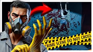 O TRABALHO MAIS BIZARRO DO MUNDO 😱  Crime Scene Cleaner [upl. by Ymmik]