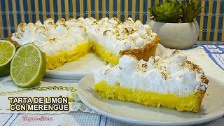 TARTA DE LIMÓN CON MERENGUE UNICA DELICIOSA E IRRESISTIBLE [upl. by Nibur]