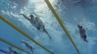 Rio 2016 4 x 100 Freestyle Relay  Underwater Camera [upl. by Ahtamat]