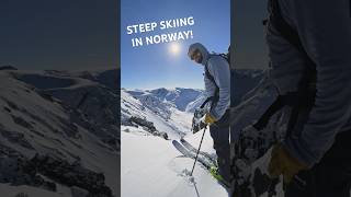 Steep skiing in northern Norway [upl. by Ambrogino]