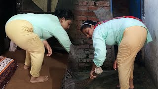 Gao ki Zindagi  Village life Woman daily routine work  Village Lifestyle  Punjab Culture [upl. by Funch]