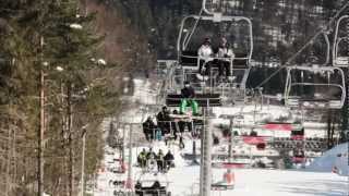 Jaworzyna Krynicka Ski Station official promo video HD  produced by ProWizja Studio 2012 [upl. by Maris]