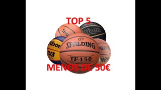 TOP 5 mejores balones de baloncesto para exterioroutdoor por menos de 50 euros [upl. by Ahsal]