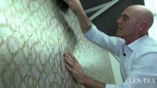 Hanging Mylar Wallcovering [upl. by Abihsat]