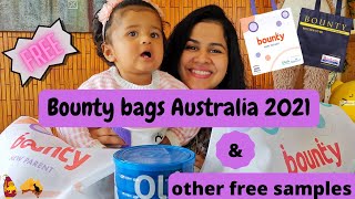 Bounty bags Australia  free samples Australia  free baby samples Australia [upl. by Fanestil]