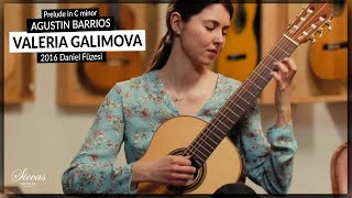 Valeria Galimova plays Prelude in C minor by Agustin Barrios on a 2016 Daniel Füzesi [upl. by Rust]