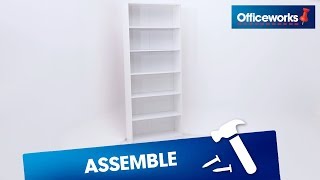 Austin 6 Tier Bookcase Assembly Instructions [upl. by Aydidey]