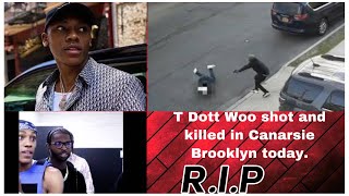 T Dott Woo shot in the head and killed in Canarsie Brooklyn today Rip [upl. by Adnicul644]